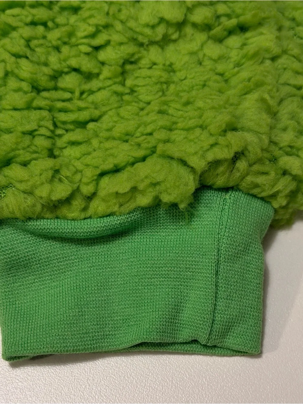 Sesame Street Toddler Oscar the Grouch Sherpa Halloween Costume Pajamas 4T